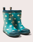 Bottes en Caoutchouc avec doublure pour enfants - Nuage bleu