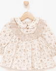 Baby Kleid mit Rüschenkragen aus Baumwolle