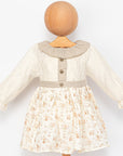 Baby Kleid mit Spitze aus Baumwolle