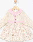 Baby Kleid mit Spitze aus Baumwolle