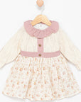 Baby Kleid mit Spitze aus Baumwolle