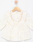 Baby besticktes Kleid aus natürlicher Baumwolle