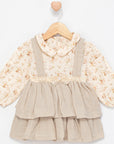 Baby Müsslin Overall Kleid FLOWERS aus Baumwolle