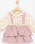 Baby Müsslin Overall Kleid FLOWERS aus Baumwolle