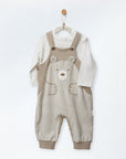 Baby-Latzhosen Set mit Langarmshirt - Forest Nursery