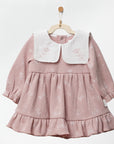 Babykleid mit besticktem Kragen – Royal Baby