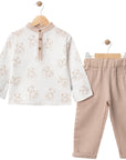 TEDDY BEAR PRINTED MUSLIN SET FOR MEN 9 Months, 12 Months, 18 Months, 2 Years Old Boys