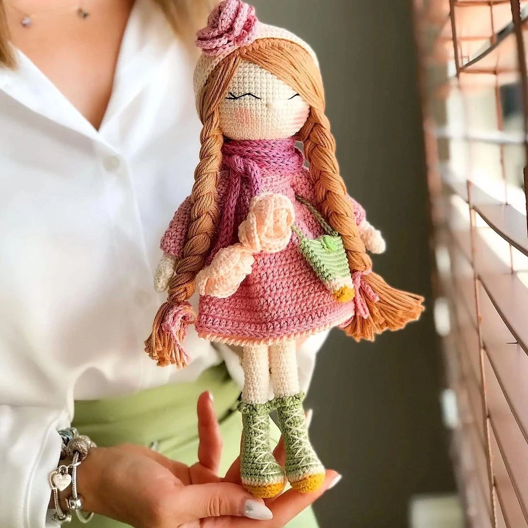 Maple Handmade Amigurumi Doll - Organic Crochet Doll