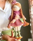 Maple Handmade Amigurumi Doll - Organic Crochet Doll