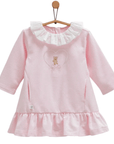 Baby Kleid mit Stickerei & Bärchen-Details – Baumwolle
