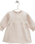 Gestepptes kleid mit Stickerei aus Baumwolle
