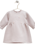 Gestepptes kleid mit Stickerei aus Baumwolle