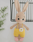 handgemachtes Bio-Häkel-Kaninchenspielzeug Daisy, Amigurumi-Spielzeug