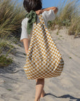 Elisa Bag Checkerboard - Caramel