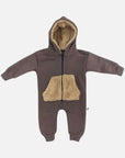 Overall made of natural cotton - brown