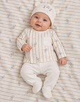 7-teiliges Neugeborenen-Set aus Baumwolle – ZZZ Zebra
