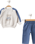2-teiliges Baby Outfit Denim Bear aus Baumwolle