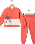 WINTER RABBIT EAR EMBROIDERED SET 12 Months, 2 Years, 3 Years, 4 Years Girl
