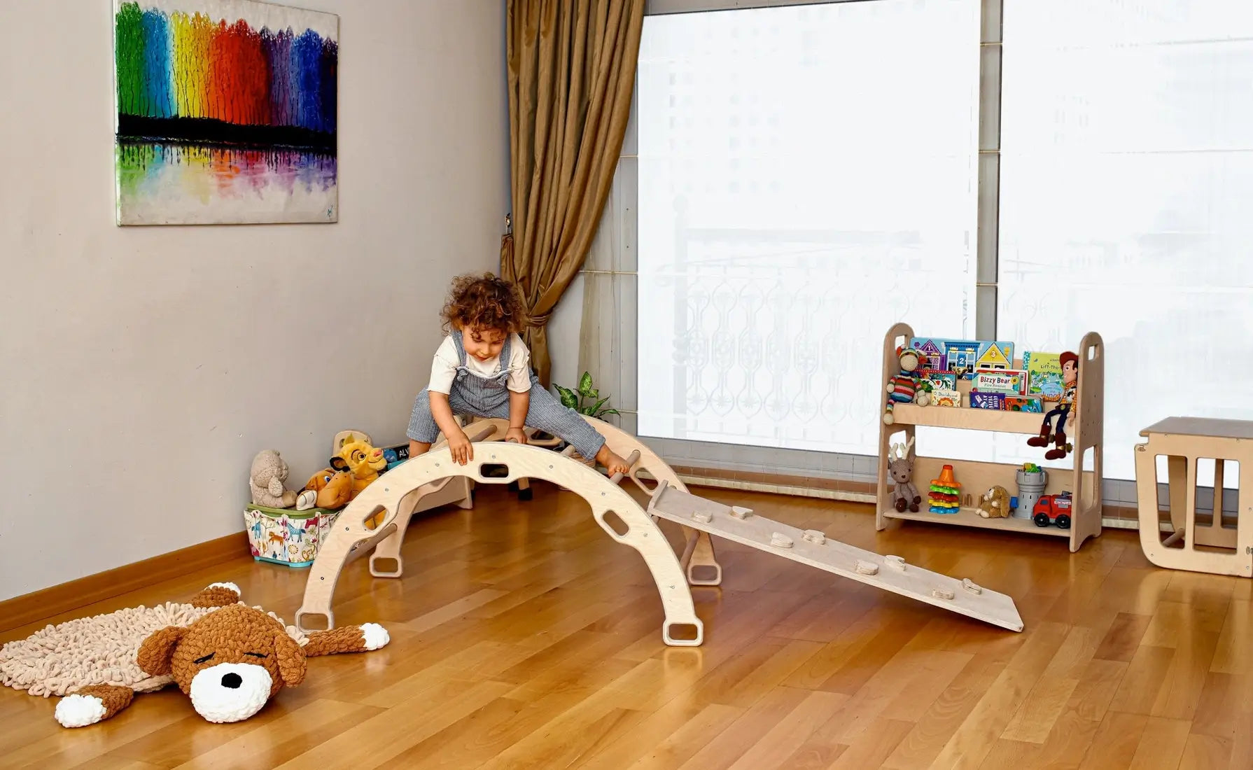 Montessori Kletterbogen Set - Safari