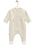 Baby Overall mit Fuß für Mädchen aus Baumwolle