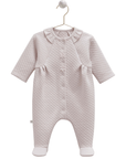 Baby Overall mit Fuß für Mädchen aus Baumwolle