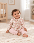 Baby-Pyjama aus Baumwolle mit Blumenmuster – Floral Dreams