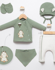 5-teiliges Baby Set Rabbit´s Balloon aus Baumwolle