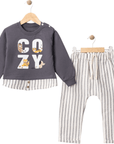 2-teiliges COZY Baby Outfit aus Baumwolle