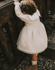 Baby Kleid mit besticktem Kragen