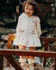 Kleid mit Stickerei Set für Mädchen