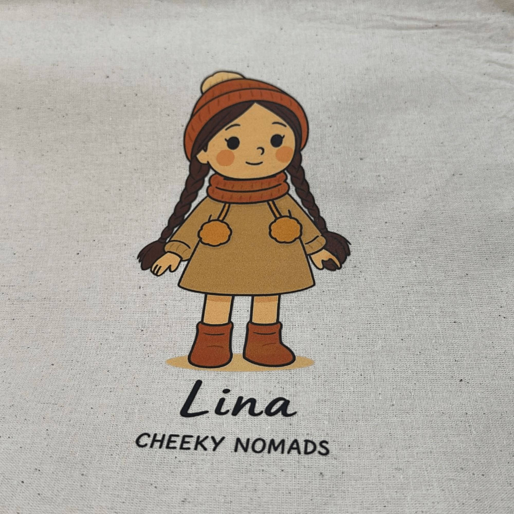 Lina handgemachte Amigurumi Freundin Bio-Häkelpuppe