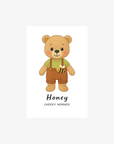 handgemachtes Bio-Häkelpuppe Honey, Amigurumi Spielzeug