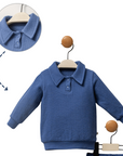 Baby Outfit Blue Navy aus Bio-Baumwolle – Sweatshirt & Hose