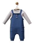 Baby  Overall Set aus Bio-Baumwolle Navy Blue