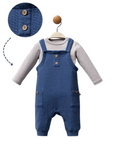 Baby  Overall Set aus Bio-Baumwolle Navy Blue