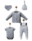 5-teiliges Neugeborene Set aus Bio-Baumwolle