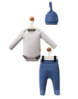 3-teiliges Baby Set Navy Blue Bio-Baumwolle