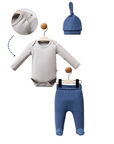 3-teiliges Baby Set Navy Blue Bio-Baumwolle