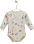3-teiliges Baby Set - Body, Fußhose & Decke – Basic
