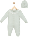 Baby Overall Set mit Mütze aus Baumwolle