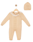 Baby Overall Set mit Mütze aus Baumwolle