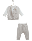 3-teiliges Baby Set – Jacke, Sweatshirt & Hose