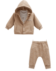 3-teiliges Baby Set – Jacke mit Kapuze, Sweatshirt & Hose