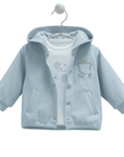 3-teiliges Baby Set – Jacke mit Kapuze, Sweatshirt & Hose