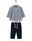 2-teiliges Baby Outfit aus Baumwolle (Hose & Langarmoberteil)