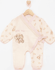 Baby Overall mit Stickerei aus natürlicher Baumwolle