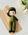 handgemachtes Bio-Häkelpuppe Noah, Amigurumi Puppe