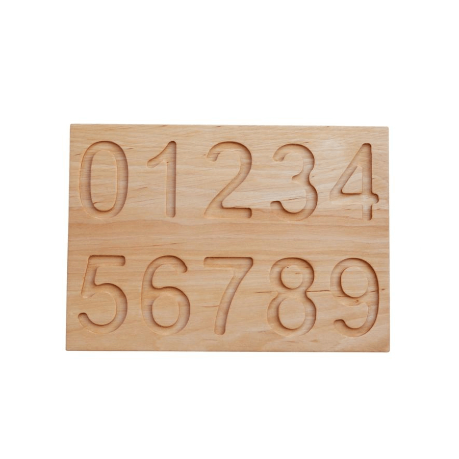 Montessori Zahlenzählbrett mit Holzkugeln