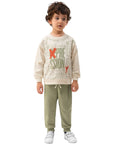 2-teiliges Jungen Set „Xpression Printed“ – Oberteil & Hose aus Baumwolle