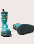 Bottes en Caoutchouc avec doublure pour enfants - Nuage bleu